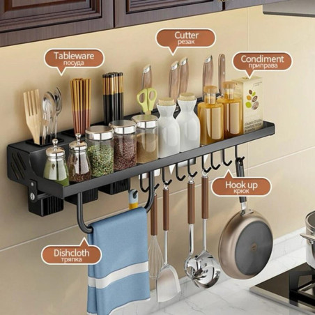 Étagère de rangement de cuisine 80cm