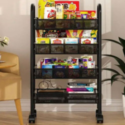 Chariot de rangement à roulettes PerfecTrolley (3 niveaux)