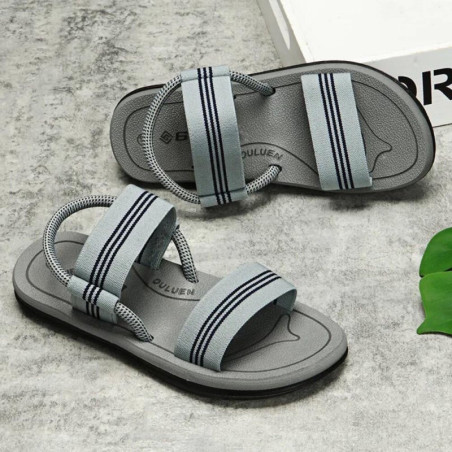 Sandales à lanières plates pour hommes