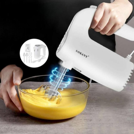 Mélangeur d'aliments électrique manuel