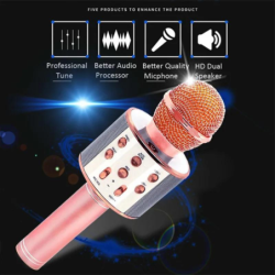 Microphone Bluetooth sans fil portable WS-858