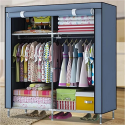 Étagères de rangement autoportantes pour garde-robe