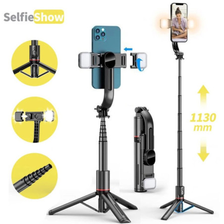Perche à selfie trépied 2en1