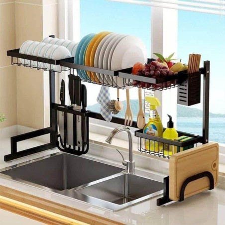 Évier de cuisine avec égouttoir à couverts