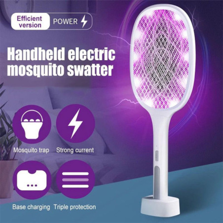 Raquette Anti-Mouches Électrique