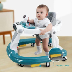 Trotteur robot multifonction à roues pour bébé