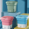 Mini machine à laver ajustable pliable automatique adapté pour laver les vêtements
