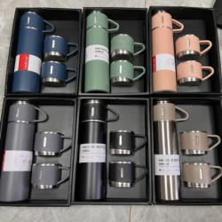 Flacon Thermos  avec 3 couvercles