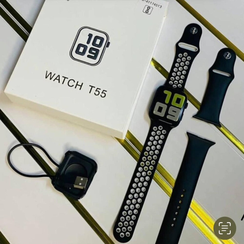 MONTRE CONNECTEE T55 AVEC 2 bracelets offerts MONTRE CONNECTEE T55 AVEC 2 bracelets offerts